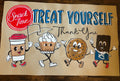 Treat yourself snack time appreciation Banner