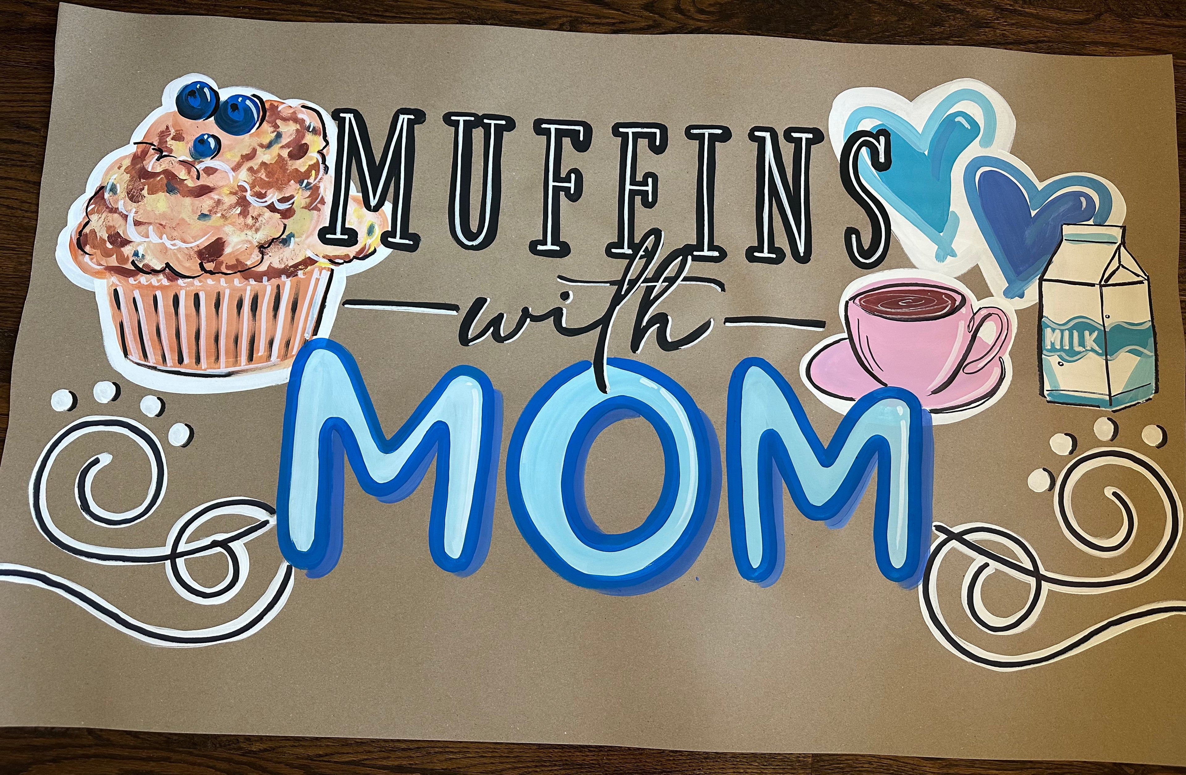 Muffins with mom Banner