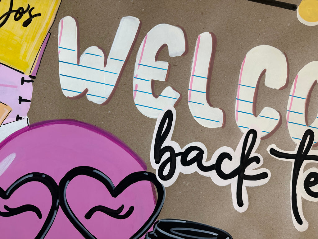 Welcome back teachers, to do's coffee