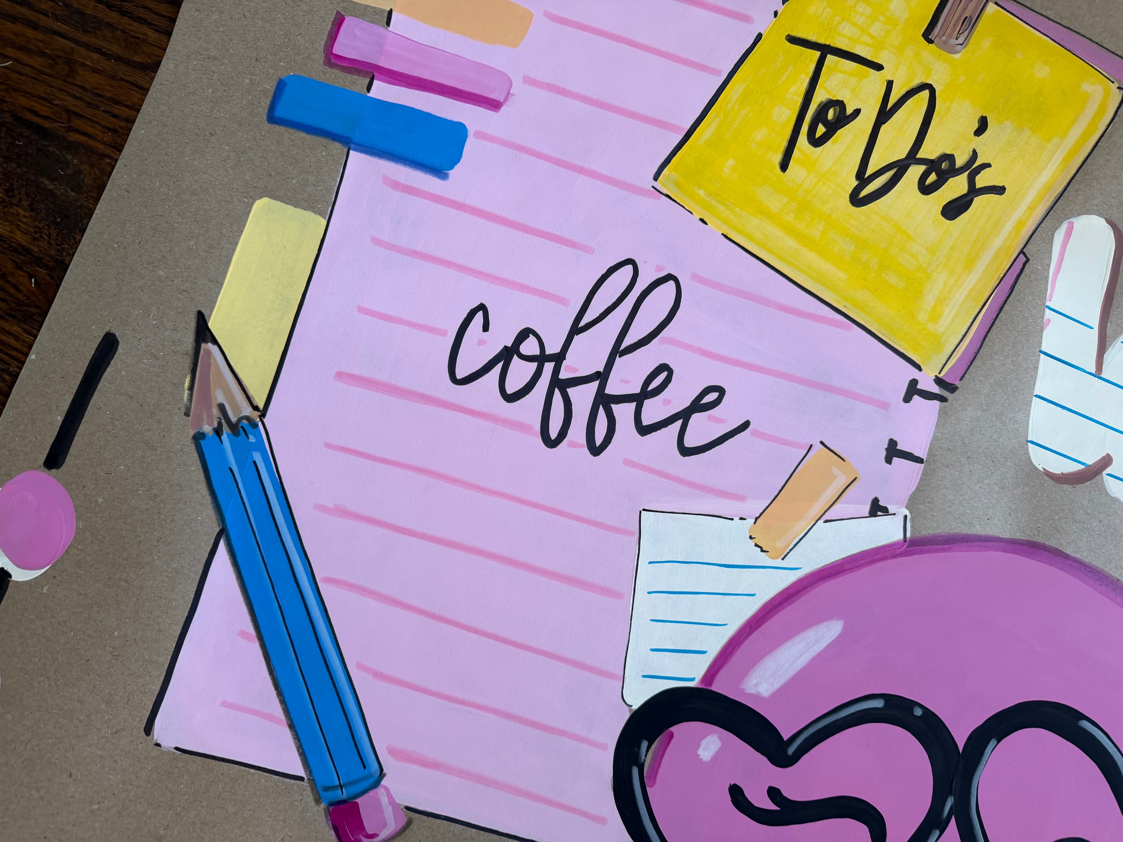 Welcome back teachers, to do's coffee