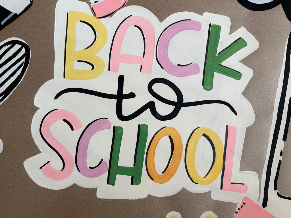 Back to School - pastel
